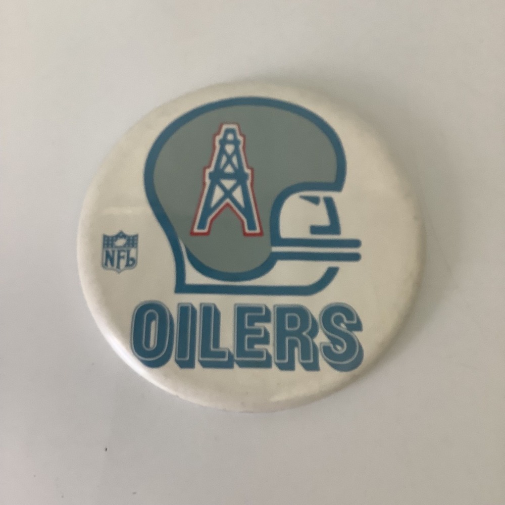 Vintage NFL Houston Oilers Pinback Button